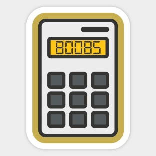 Calculator Boobs Sticker